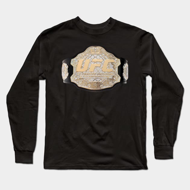 UFC Classic Belt Long Sleeve T-Shirt by FightIsRight